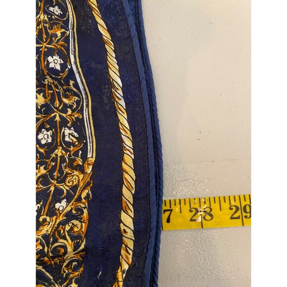 Sport By Carolina Colours Embroidered Jacket Blue Gold Drawstring Large - Picture 5 of 9